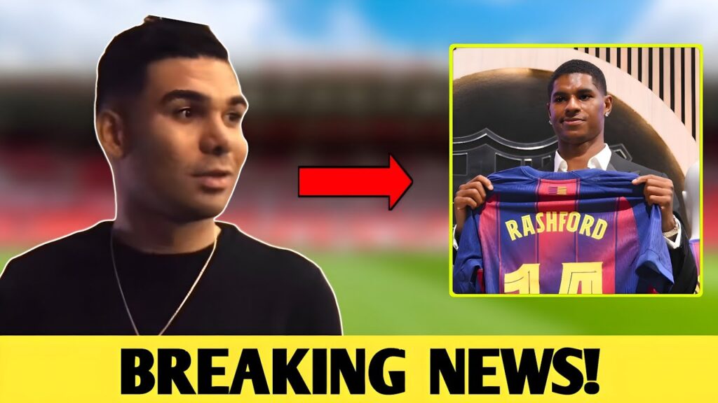 CASEMIRO SHOCKING STATEMENT ON MARCUS RASHFORD BLOCKBUSTER MOVE TO BARCELONA! - MAN UNITED NEWS