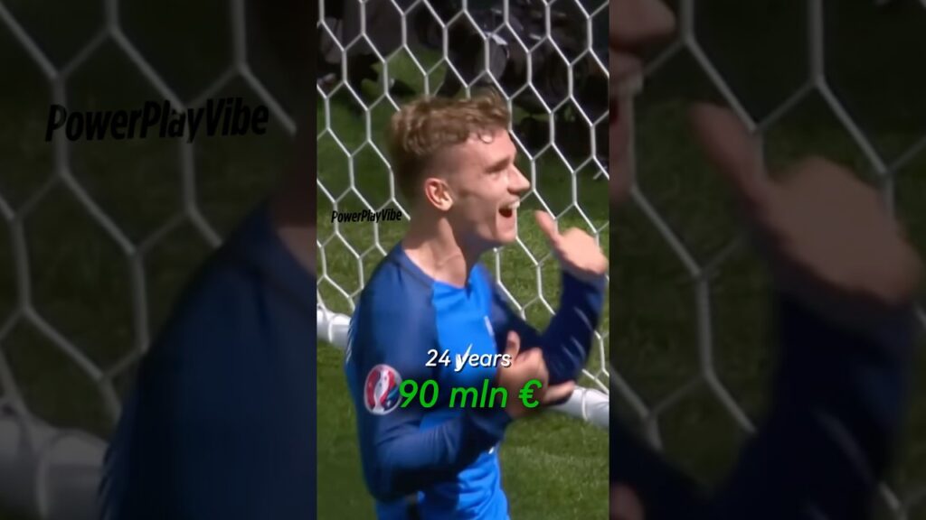 Antoine Griezmann’s transfer value at every age