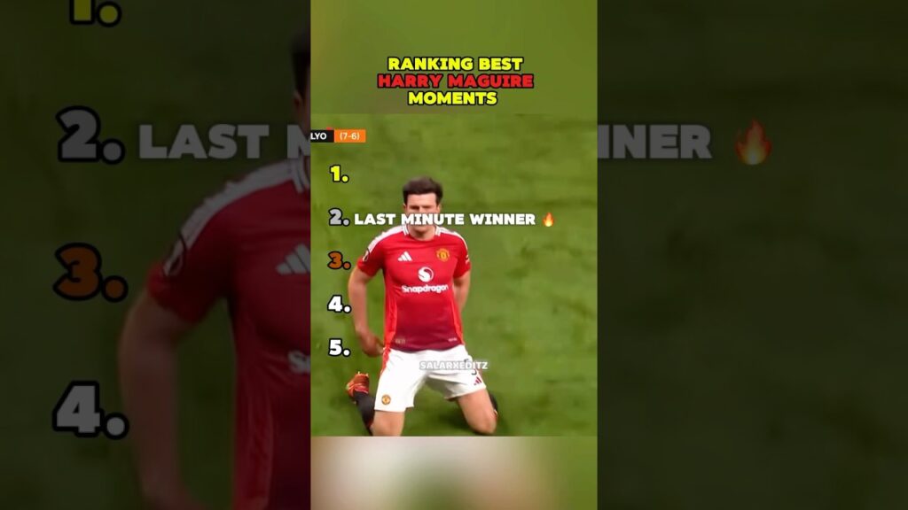 Ranking Best Harry Maguire Moments 🐐#shorts #football #ranking #harrymaguire
