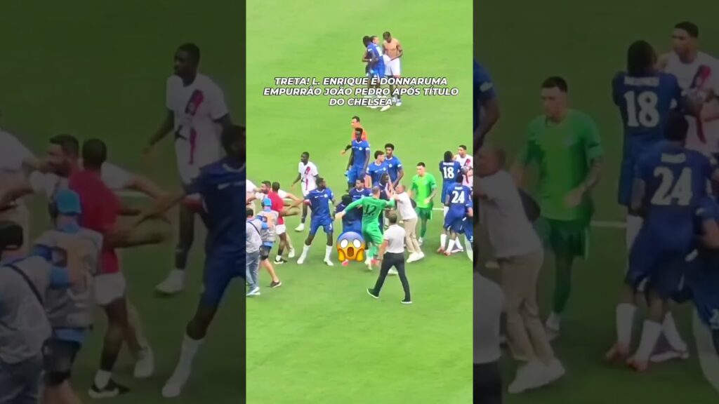 Luis Enrique appeared to hit Joao Pedro in the face🥶😱#fifacwc #chelsea #luisenrique #joaopedro