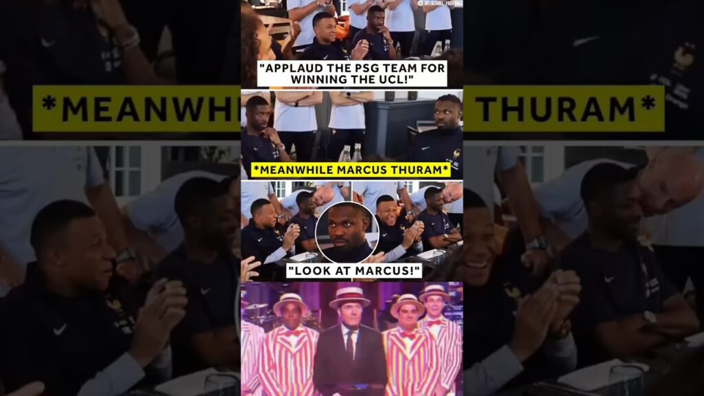 Didier Deschamps had the French national team applaud the PSG players for winning the ChampionsLeage