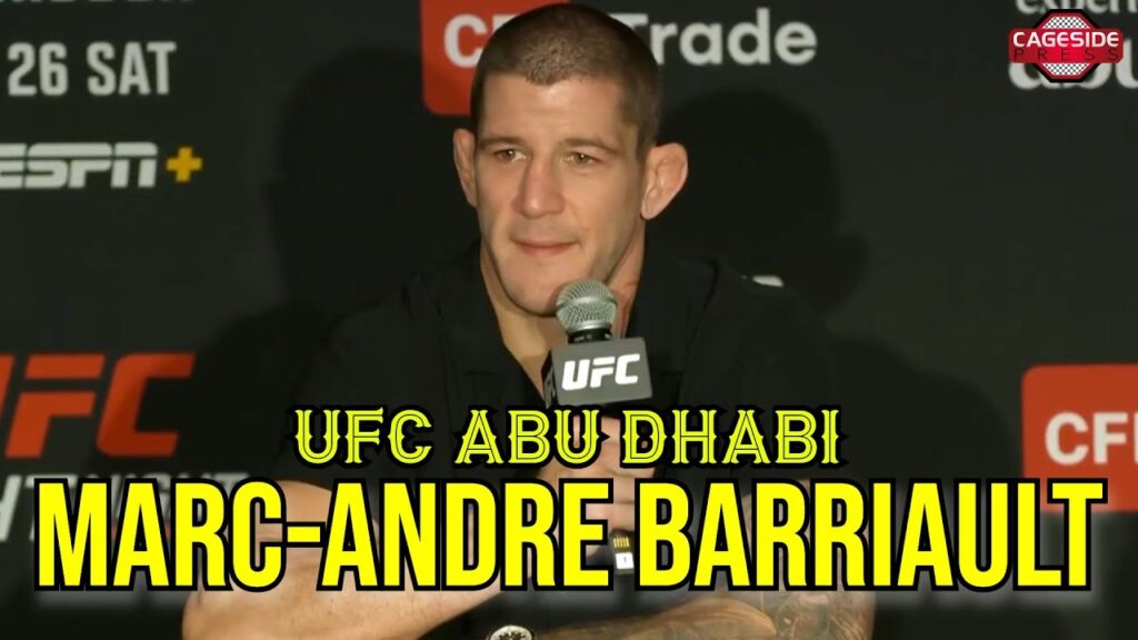 Marc-Andre Barriault Was Set To Face Shara Bullet 48 Hours After Bruno Silva Win | UFC Abu Dhabi