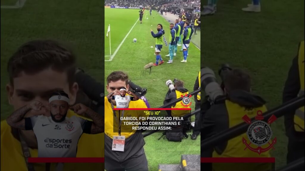 GABIGOL É PROVOCADO PELA FIEL TORCIDA E SOBRA PARA MEMPHIS DEPAY! | 🎥: IG / @gordaocamisa9 #shorts