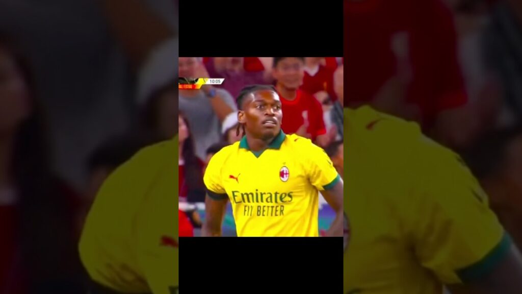 Rafael Leao goal vs Liverpool #leão #acmilan #liverpoolfc #shorts #rafaelleão