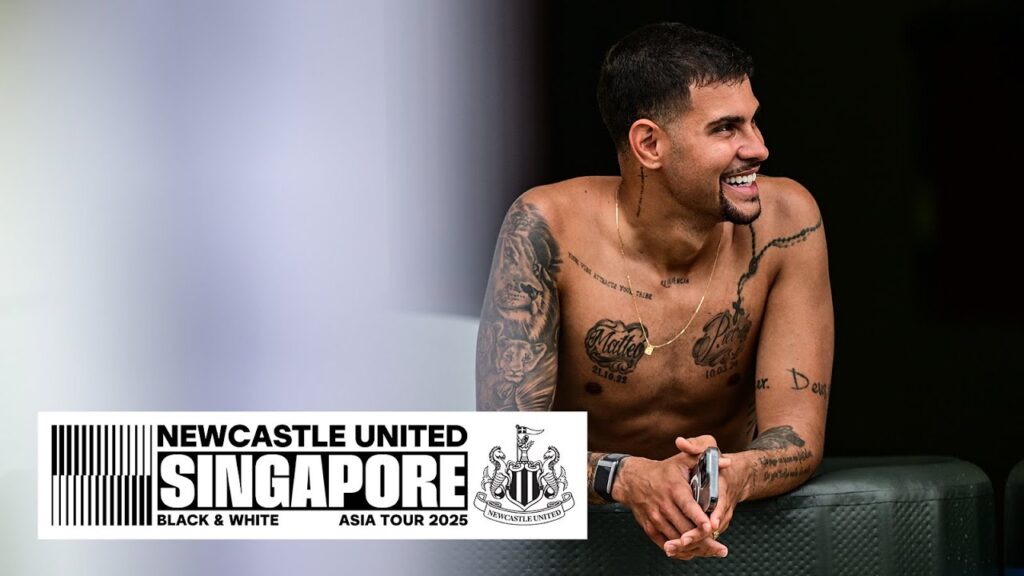 Day One in Singapore | Travel and Training | Bruno Guimaraes, Joelinton, Sandro Tonali Get to Work!