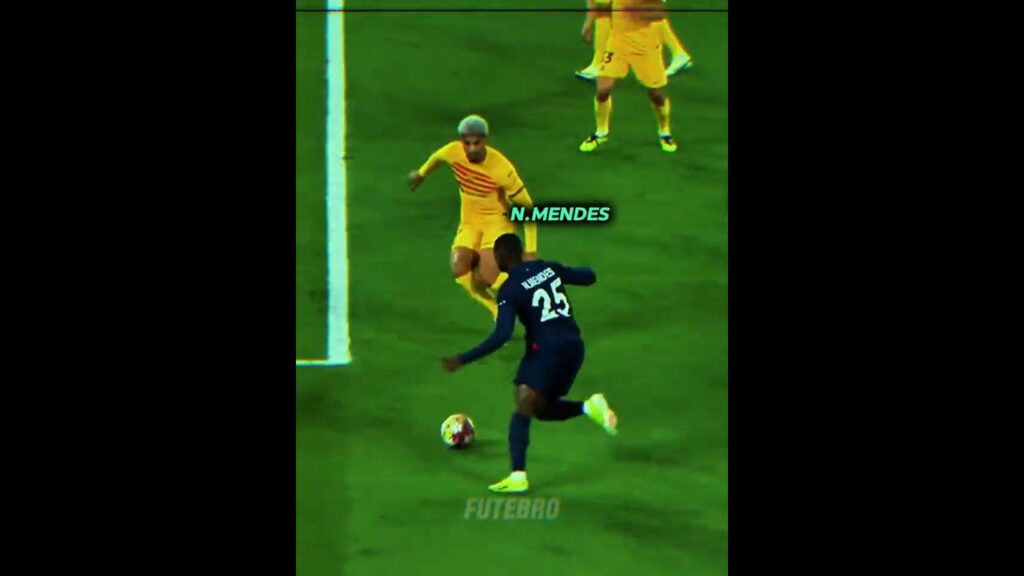 Nuno Mendes plays for cleanup ☠