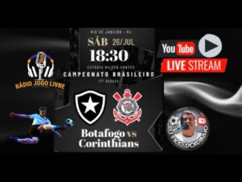 BOTAFOGO 1 X 1 CORINTHIANS AO VIVO DIRETO DO NILTON SANTOS - BRASILEIRÃO AO VIVO 17ª RODADA