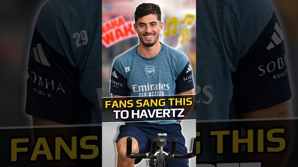 HAVERTZ ON THE BIKE Fans On Fire #shorts