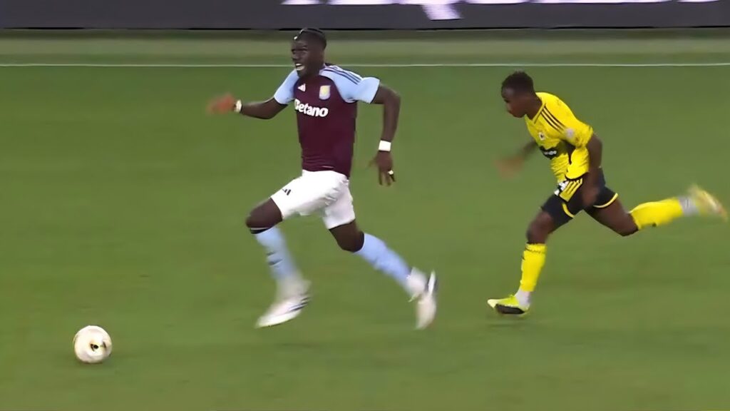 Amadou Onana Aston Villa  Debut vs Columbus Crew •Friendly Match [28/7/2024]