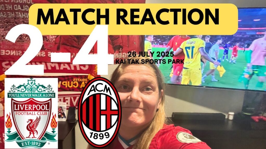 LIVERPOOL FC 2-4 AC MILAN | D. SZOBOSZLAI SCORES STUNNING GOAL | C. GAKPO SCORES | REACTION VIDEO