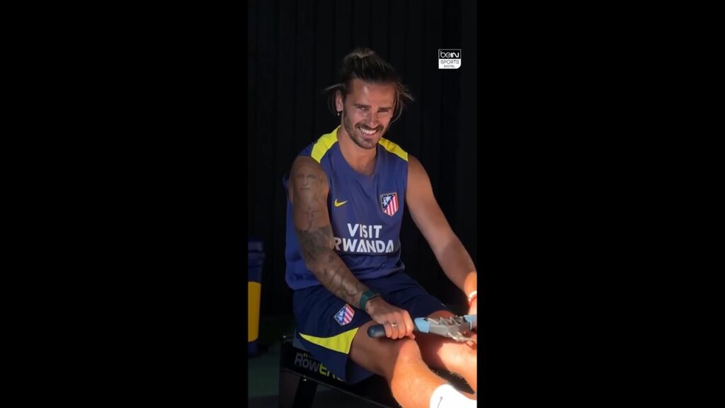 Griezmann struggles to get back to the gym like everyone else 😅