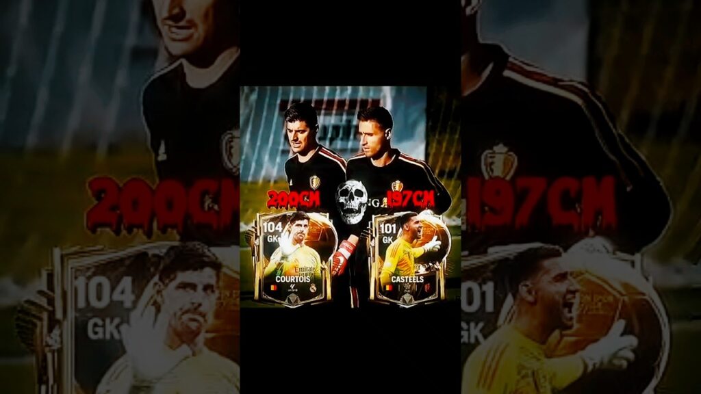 Courtois & Casteels☠️💀 #fifamobile #fifa #fcmobile #fc24 #eafifa #eafc24 #futbol #fc25 #shorts