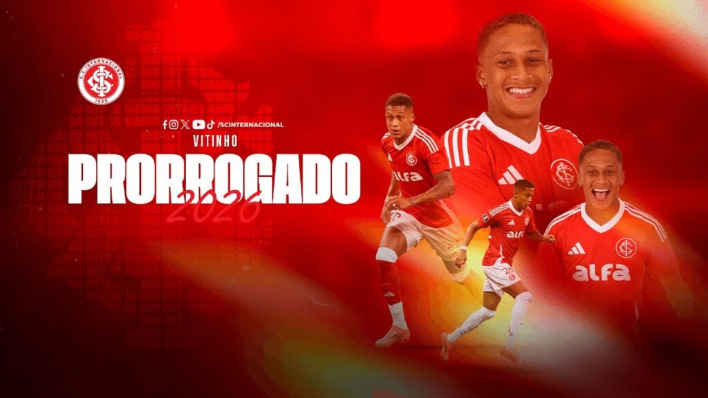 Em entrevista exclusiva, Vitinho comenta prorrogação de contrato com o Inter