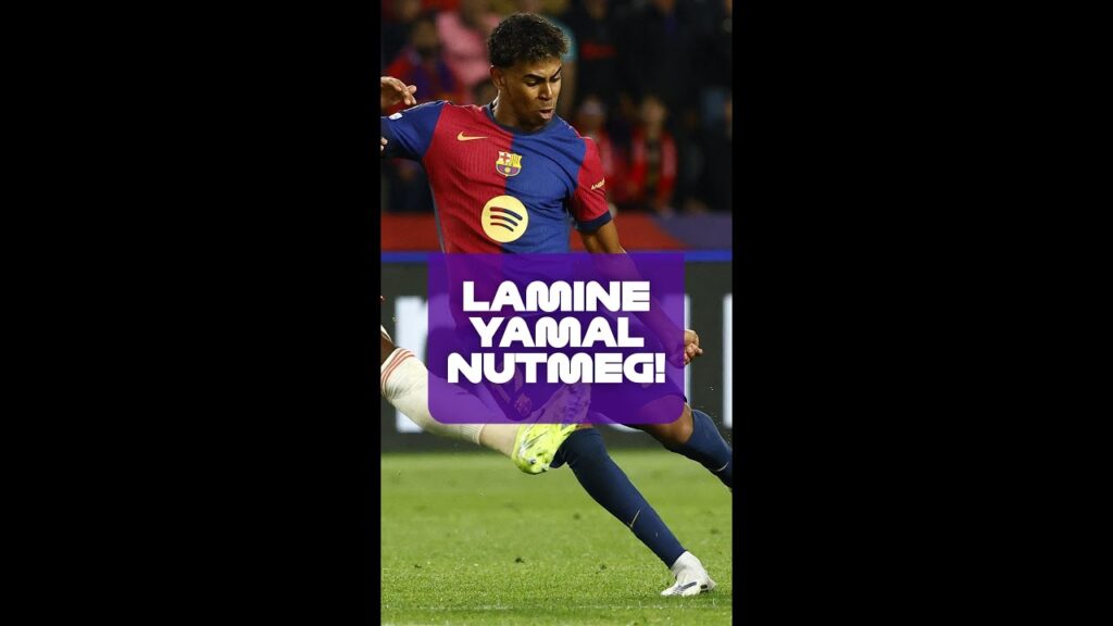 Lamine Yamal just retired Serge Gnabry! #UCL #ChampionsLeague #Barcelona #BayernMunich