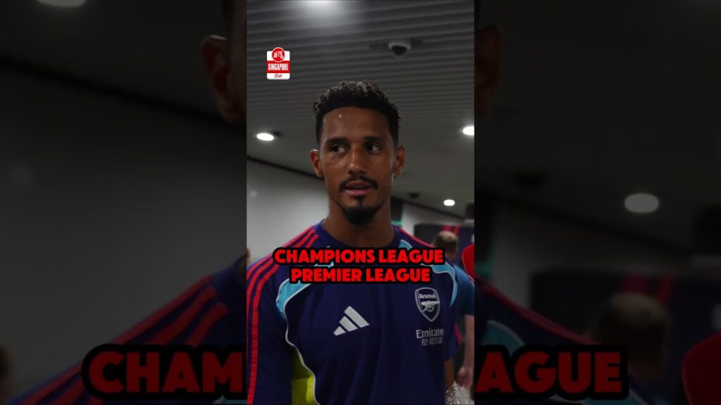 🚨 EXCL: William Saliba tells AFTV that he wants the new Arsenal deal SOON! 🇫🇷✍️ #AFTVSingapore