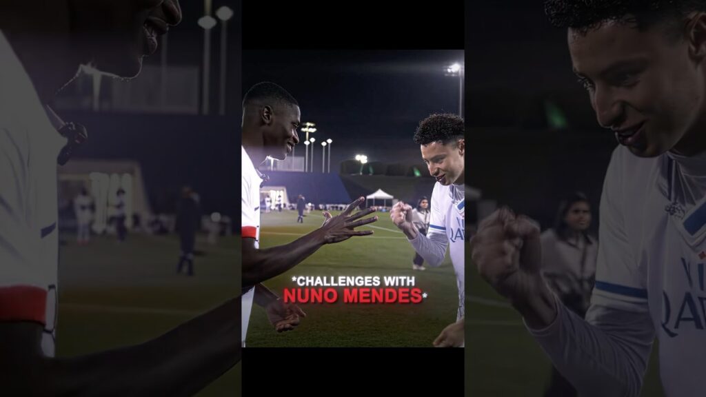 I Challenged Nuno Mendes⚡️