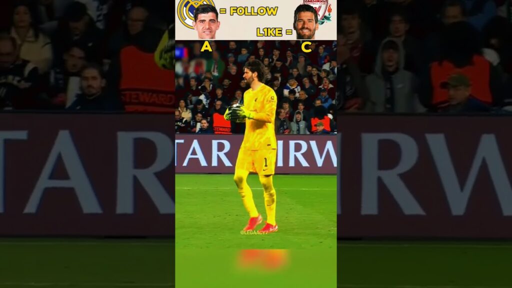 Thibaut Courtois X Alisson Backer best saves💫