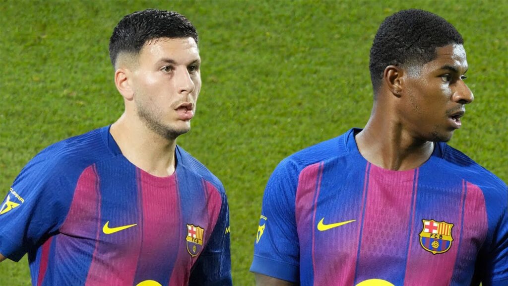 Marcus Rashford and Roony Bardghji Debut For Barcelona