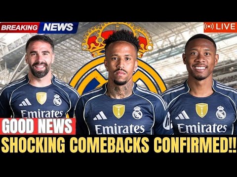 âś…GOOD NEWS🔥Dani Carvajal, Eder militĂŁo & David Alaba They’re Back!! Unbelievable return On The Pitch âś…GOOD NEWS🔥Dani Carvajal, Eder militĂŁo & David Alaba They're Back!! Unbelievable return On The Pitch