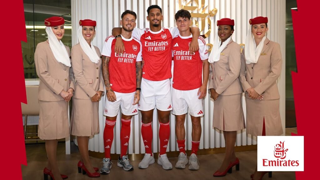 Ben White, William Saliba & Christian Nørgaard attempt the Emirates Welcome On-Board Challenge ✈️