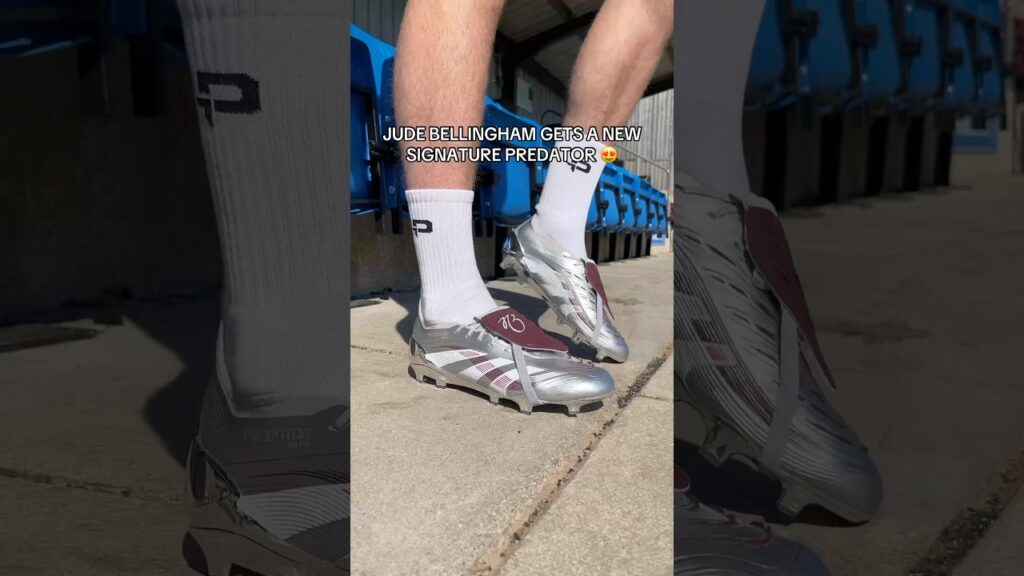 JUDE BELLINGHAM GETS A SIGNATURE PREDATOR 🤩 Lacing up that all-new chrome Predator FT 👀