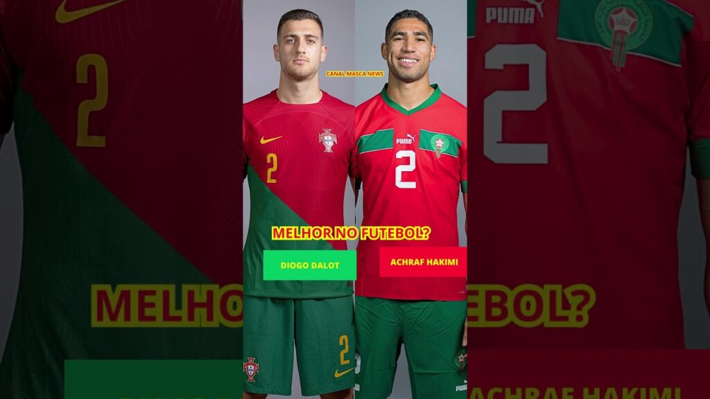 HAKIMI VS DIOGO DALOT NA SUA OPINIÃO QUEM É MELHOR NO FUTEBOL?