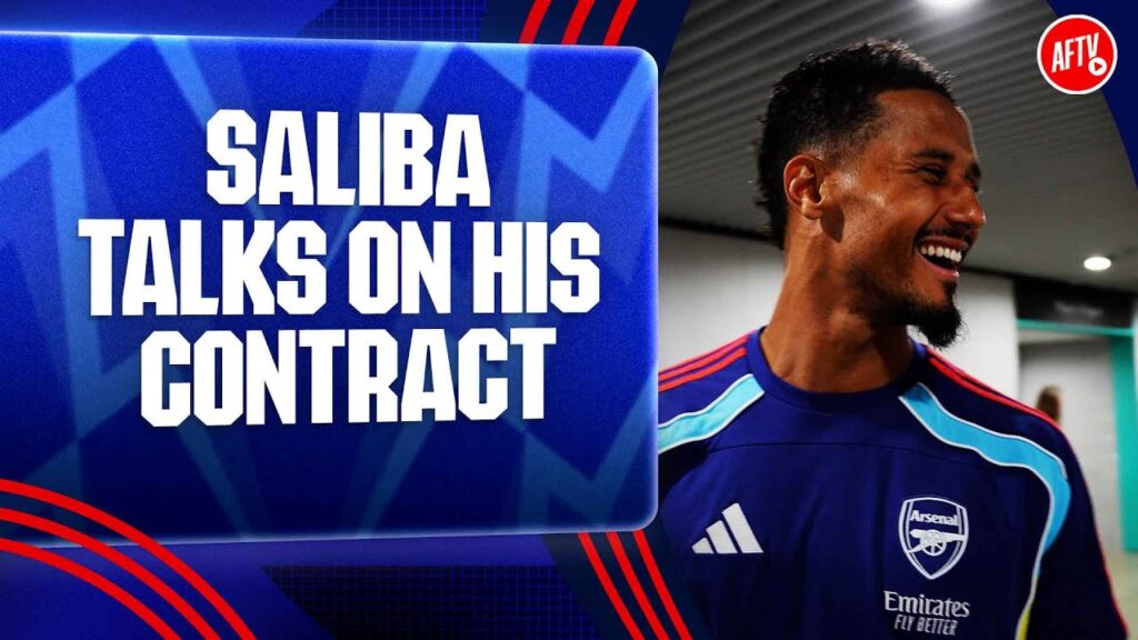 Saliba Talks About Signing His New Contract!