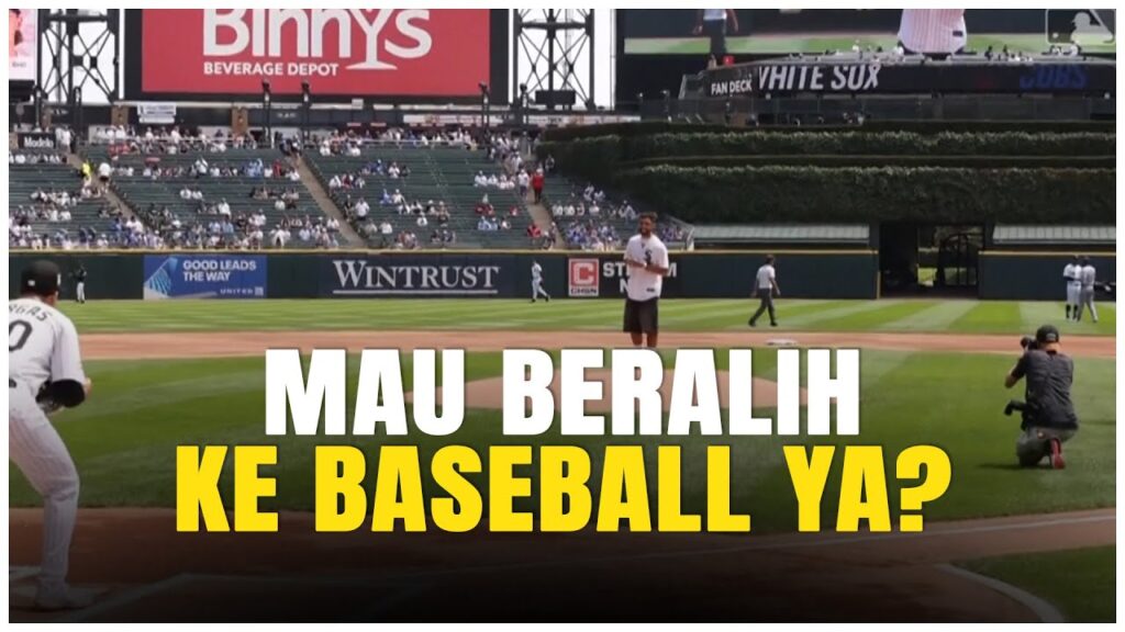 Bruno Fernandes Coba Baseball! Aksi Seru Kapten MU di Chicago!