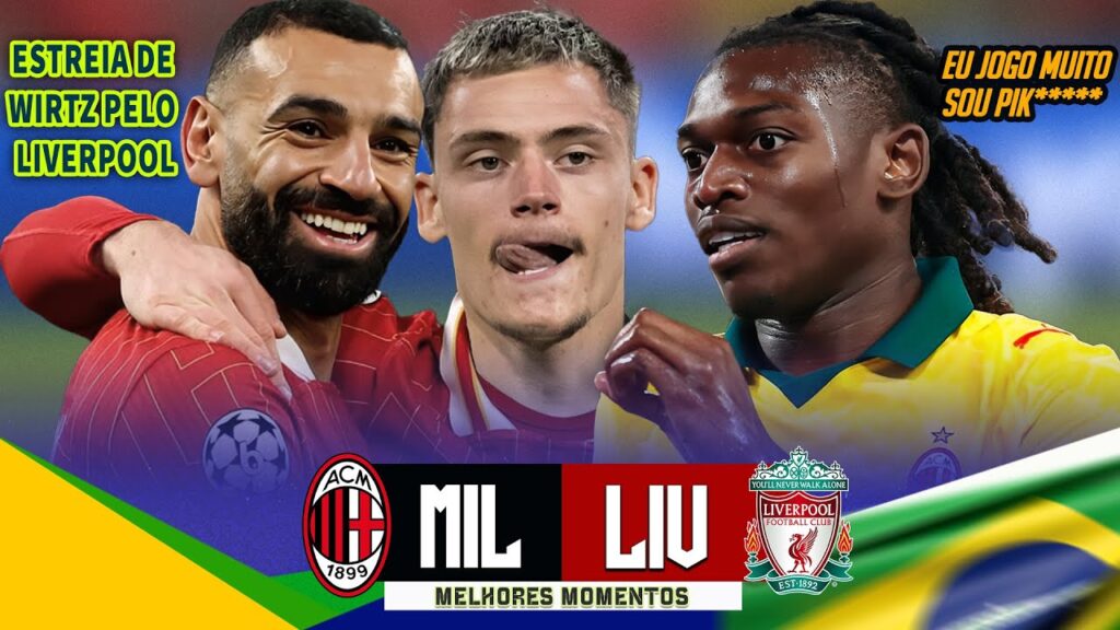 O MAIOR DA ITALIA GOLEOU O LIVERP00L DE SALH4 ! RAFAEL LEÃO BAGUNÇOU FEZ GOL E GOLEIRÃO FALHOU !