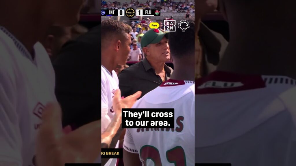 Thiago Silva really changed team tactics MIDGAME 👏 #fluminense #thiagosilva