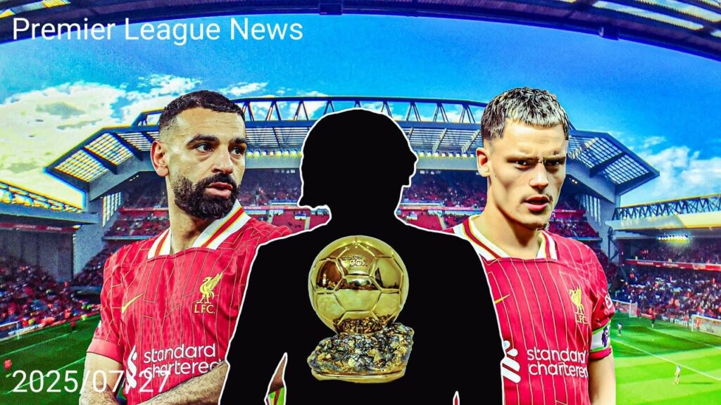 Florian Wirtz and Jeremie Frimpong’s Liverpool shirt numbers appear on the Premier League…