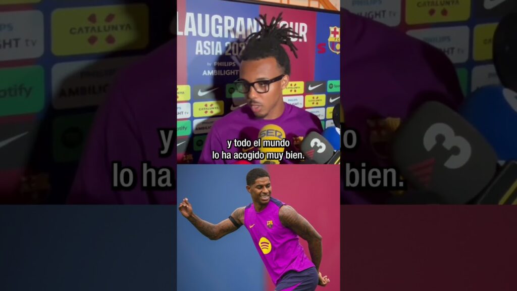 🔵🔴 Koundé sobre Rashford: "Está alegre en el campo. Todo el mundo lo ha acogido muy bien"