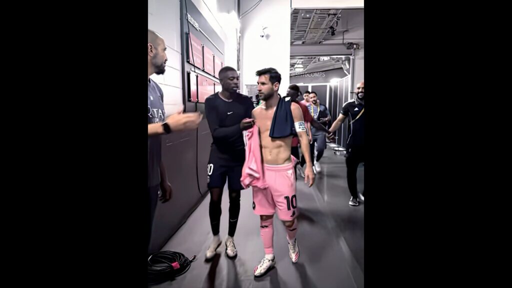 Messi & Dembele Friendship ❤️‍🩹