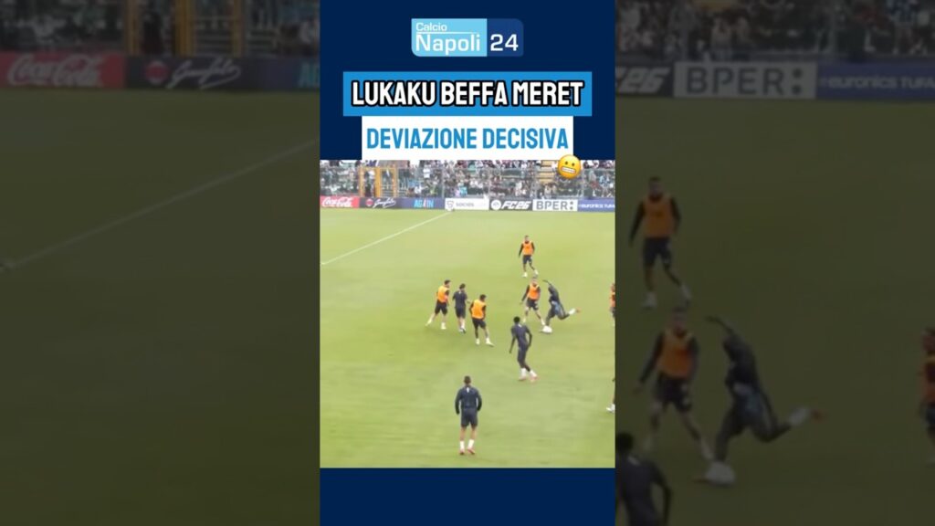 GOL LUKAKU ⚽️ Che girata, Meret beffato in partitella! 🔥💣