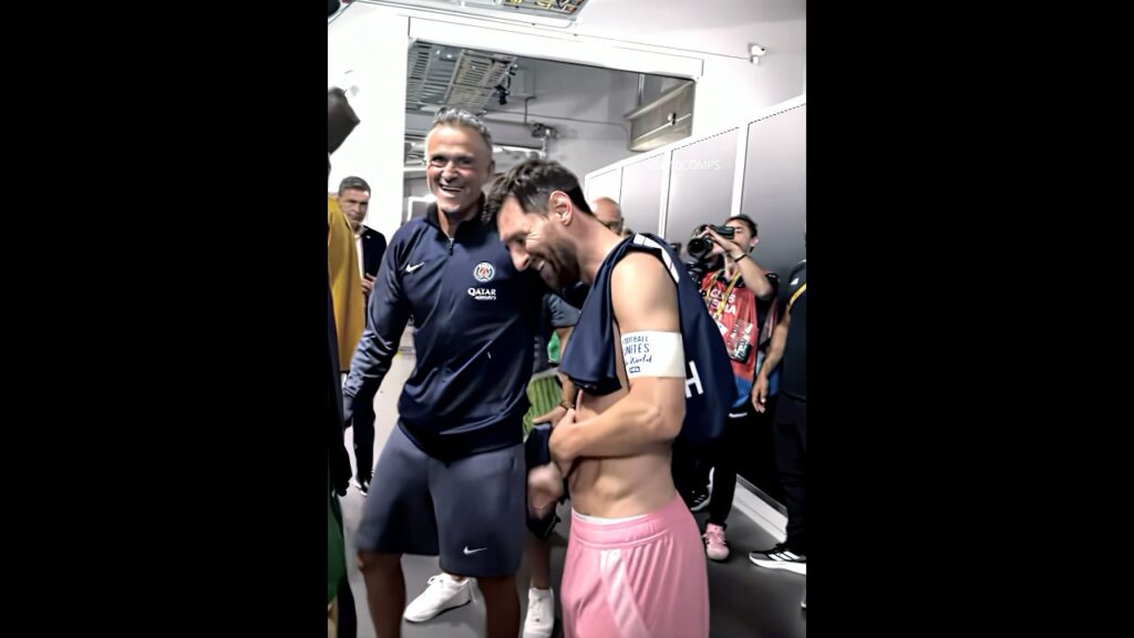 Luis Enrique Reacts To Prime Messi 😍❤️‍🩹