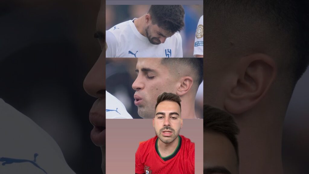 Joao Cancelo y Rubén Neves lloran por Diogo Jota en el minuto de silencio🥺