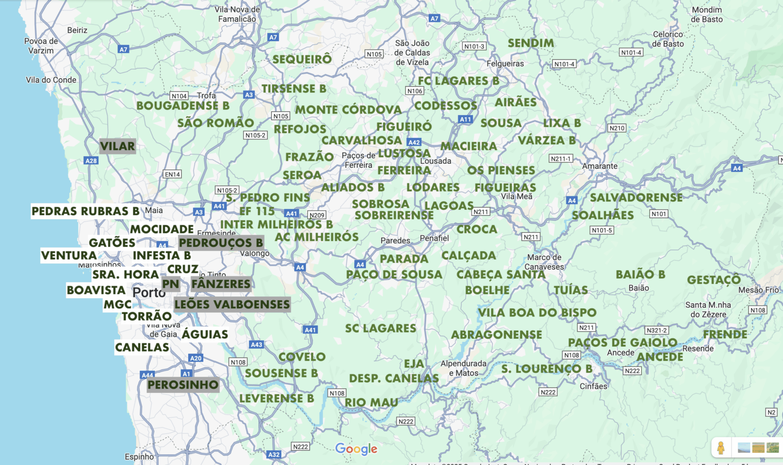 Possível Série da 1.ª Divisão da AF Porto