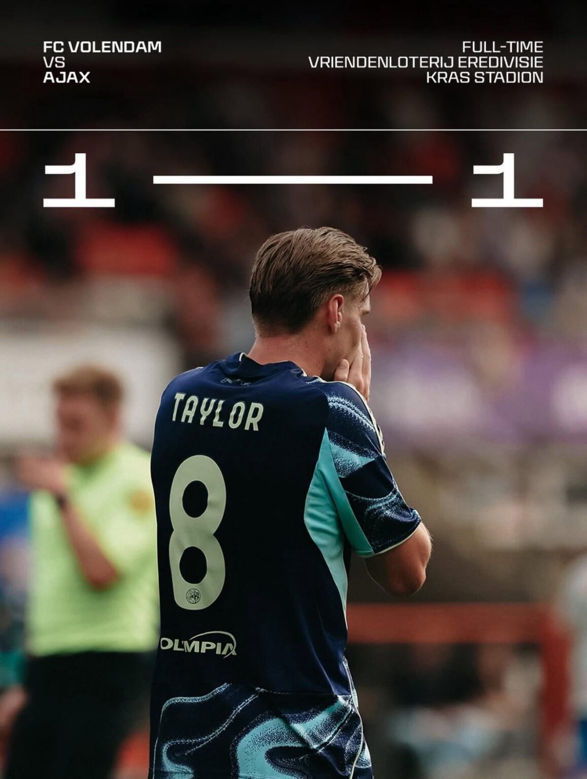 Volendam - Ajax ends in 1-1 draw