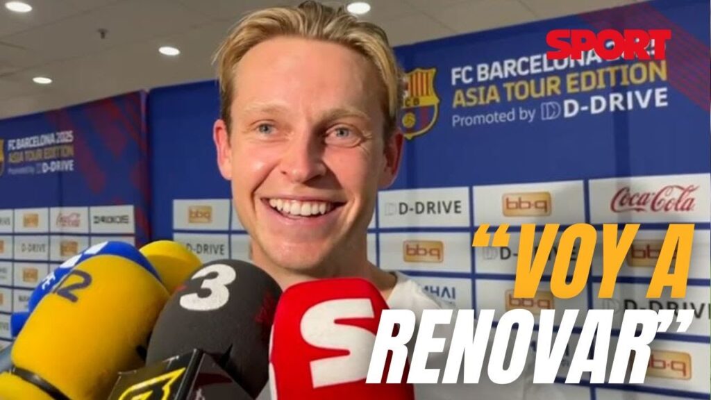 💥🔜🤝 FRENKIE DE JONG: "Voy a RENOVAR"