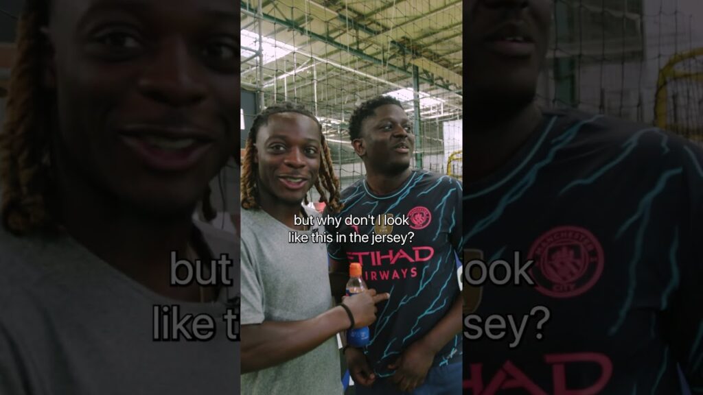 Same Shirt, Different Lifestyle... 🤣 #doku #jeremydoku #manchestercity #mancity