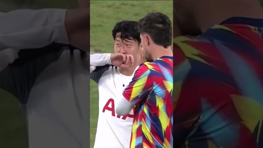 KAI HAVERTZ AND AON IN DEEP CONVERSATIONS AT FULL TIME IN HONGKONG #arsenal #football #trending #afc