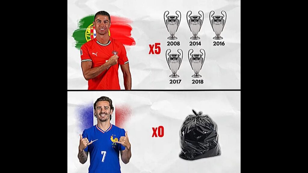 Cristiano Ronaldo vs Griezmann – Trophy Talk Isn’t Even Close 🏆😅