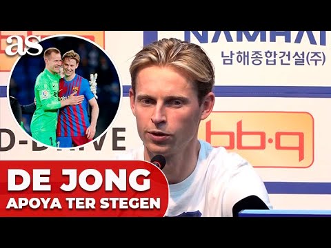 FRENKIE DE JONG APOYA a TER STEGEN como CAPITÁN y CONFÍA en RENOVAR con el BARÇA