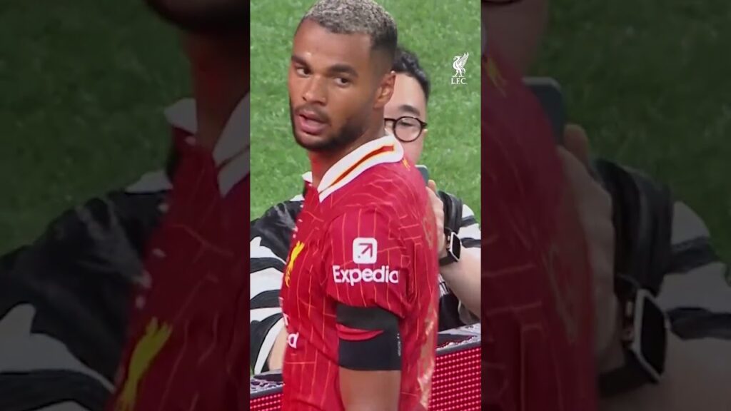 Gakpo with the header in Hong Kong