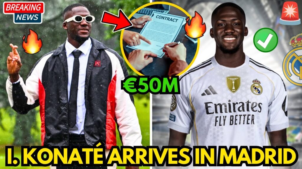 🚨URGENT! IT HAPPENED NOW! IBRAHIMA KONATÉ ARRIVES IN MADRID! EXCELLENT SIGNING! REAL MADRID NEWS 🚨URGENT! IT HAPPENED NOW! IBRAHIMA KONATÉ ARRIVES IN MADRID! EXCELLENT SIGNING! REAL MADRID NEWS
