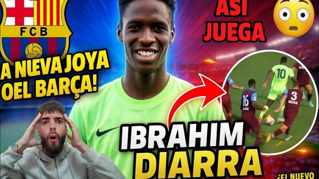 ALUCINO😱!!! REACCIONANDO A IBRAHIM DIARRA LA JOYA DEL BARÇA!! 💎🔵🔴