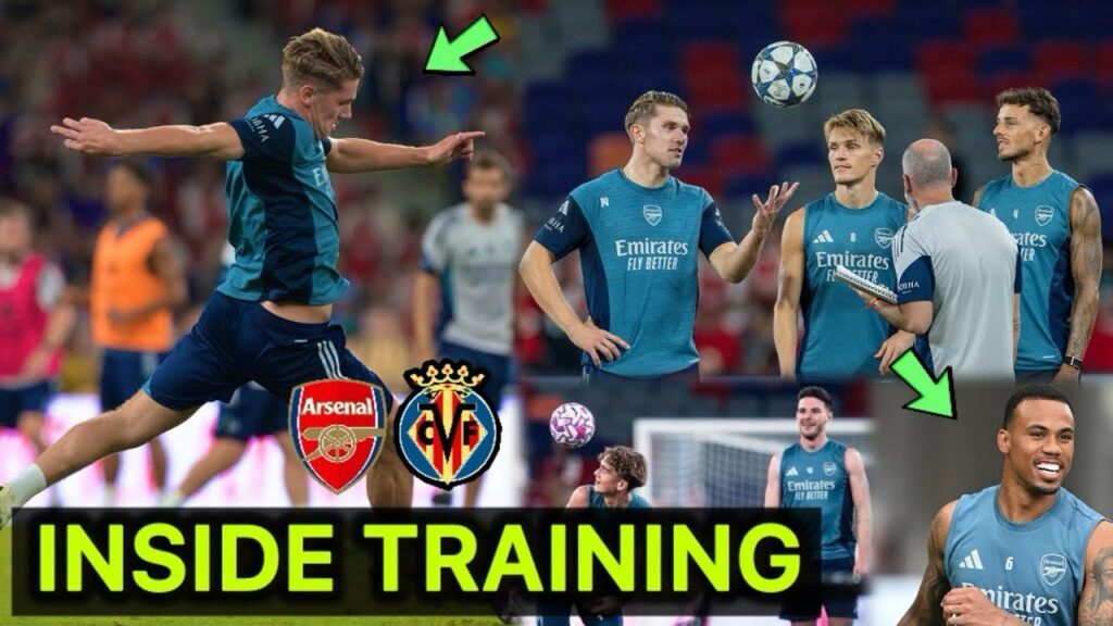 🔥INTENSE ARSENAL TRAINING AHEAD OF VILLAREAL CLASH | GYÖREKES, SAKA & HAVERTZ ON FIRE! 🔴⚽