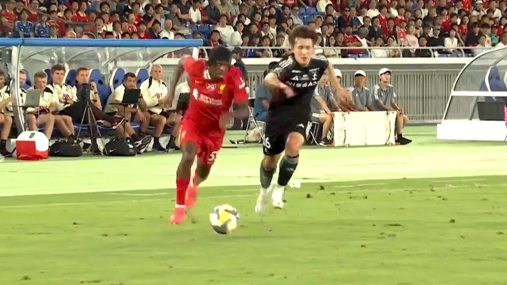 Jeremie Frimpong in three matches for Liverpool
