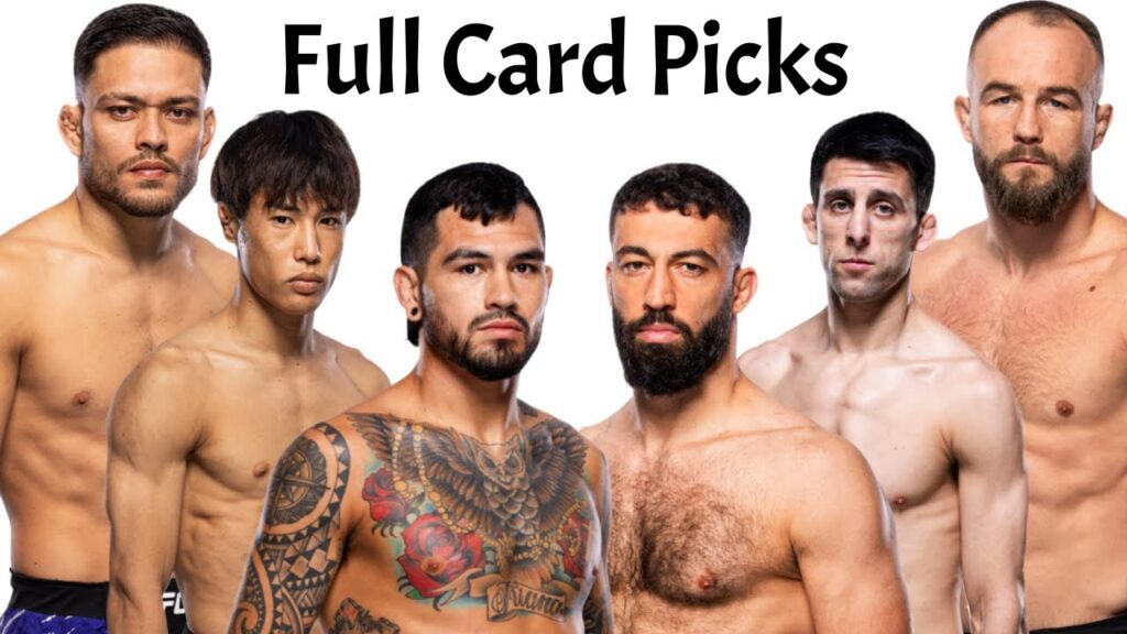 My Full Card Predictions For Taira vs Park & Next Week's UFC Fight Night Hernandez vs Dolidze