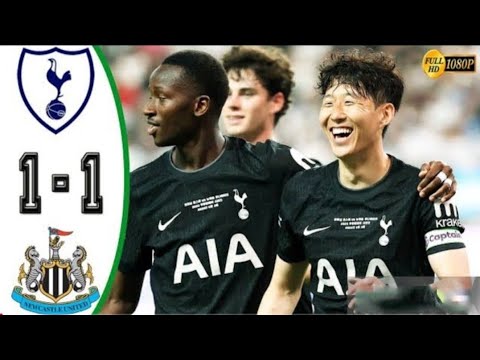 "Tottenham vs Newcastle 1-1 - All Goals & Highlights | Club Friendlies 2025" ⚽